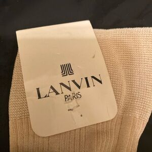 Lanvin Paris knee high socks size 10